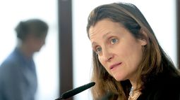 Chrystia Freeland, ministra de Asuntos Exteriores de Canadá.