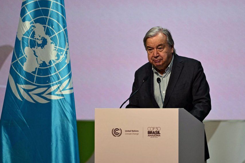 Secretario general de la ONU, António Guterres.