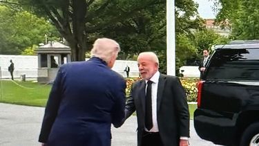 El presidente Trump recibe a Lula Da Silva para una reunión en Washington.