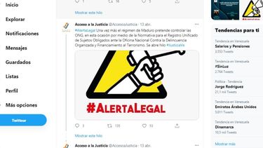 denuncian que el regimen de maduro aplica control sobre las ong