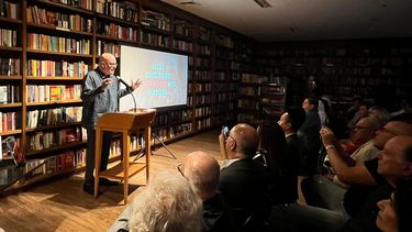 Orlando Gutiérrez, durante la presentación de su nuevo libro Cuba: La doctrina de la mentira.