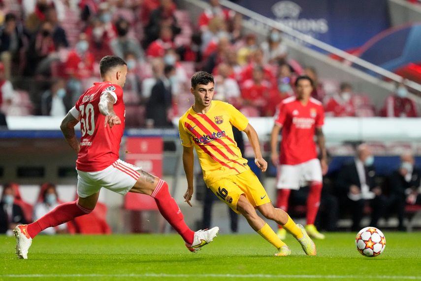 Pedri disputó en 52 encuentros entre todas las competiciones en el 2020