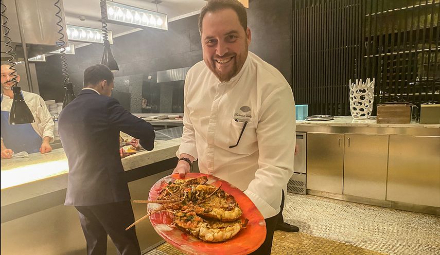 Chef Bertrand Valegeas.