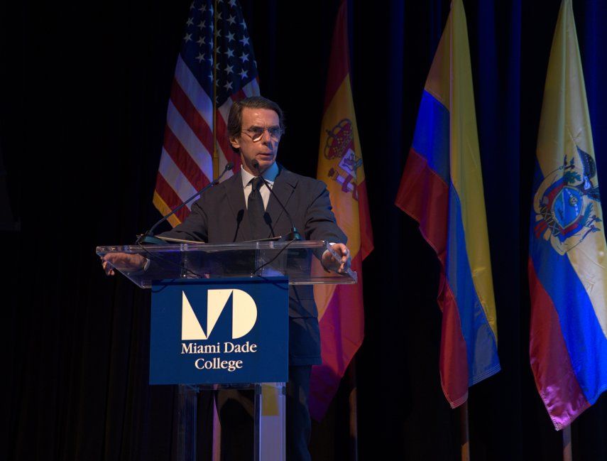 Palabras de José María Aznar, expresidente del Gobierno de España Han transcurrido tres meses desde que la soberania del pueblo le fue arrebatada en Venezuela.