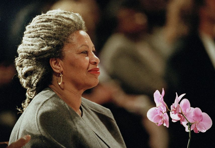 La escritora estadounidense Toni Morrison, premio Nobel de Literatura, en la Iglesia Catedral de San Juan el Divino en Nueva York.