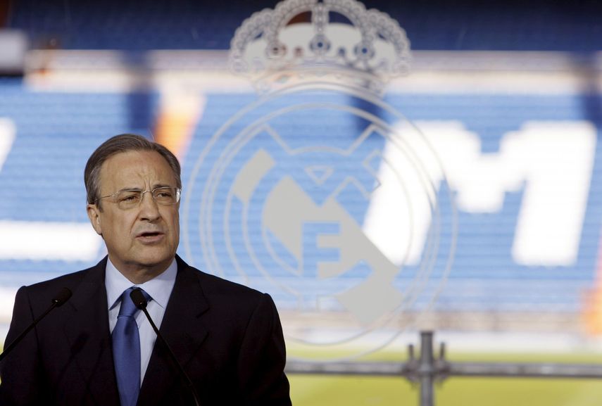 Florentino Pérez está satisfecho con la actual plantilla del equipo.