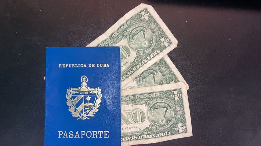Imagen referencial de un pasaporte cubano.&nbsp;