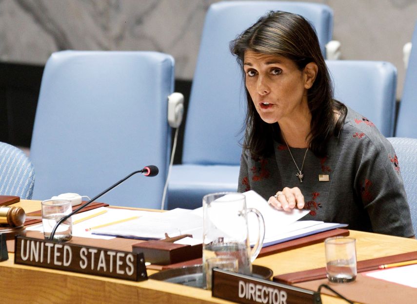 La embajadora estadounidense ante Naciones Unidas,&nbsp;Nikki&nbsp;Haley.&nbsp;
