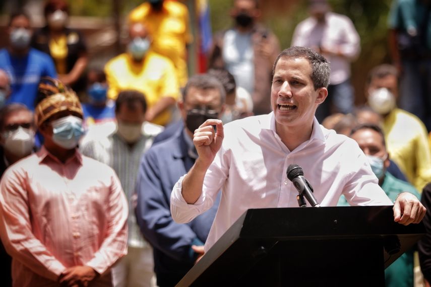 El presidente encargado de Venezuela, Juan Guaidó.