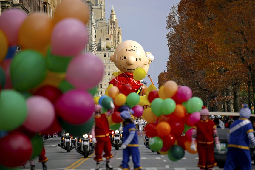 Vista general del desfile del Día de&nbsp;Acción&nbsp;de&nbsp;Gracias&nbsp;en Nueva&nbsp;York, Estados Unidos.