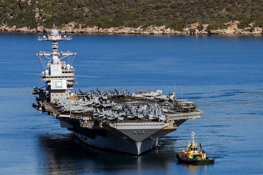 El portaaviones más grande y poderoso del planeta, el USS Gerald Ford