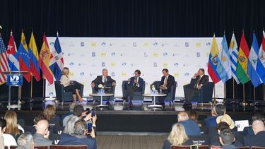Miembros del Grupo IDEA debaten en el X Diálogo presidencial