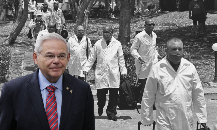 Bob Menéndez pide a Joe Biden frenar la trata de médicos cubanos