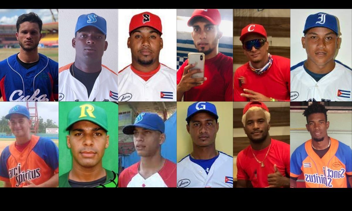 Peloteros cubanos que lograron escapar de las garras del régimen castrista. Peloteros cubanos que lograron escapar de las garras del régimen castrista.