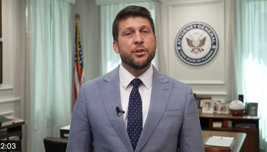 James Uthmeier, fiscal general de Florida. 
