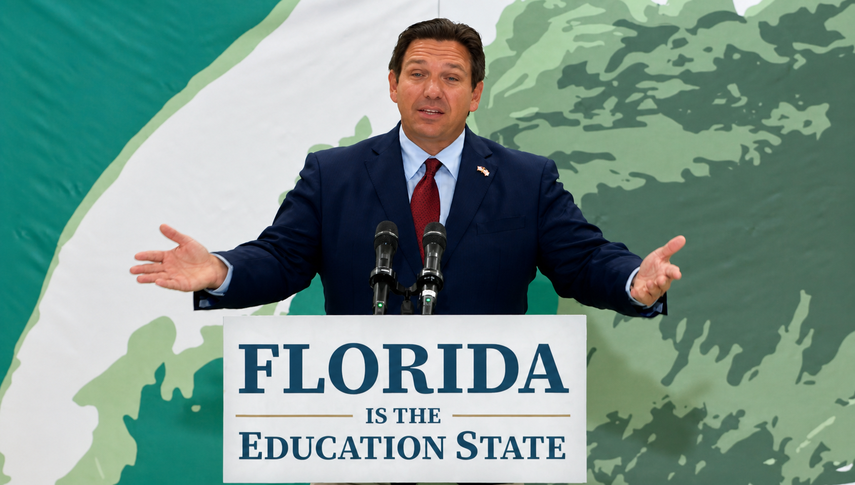 Ron DeSantis, gobernador de Florida.&nbsp;