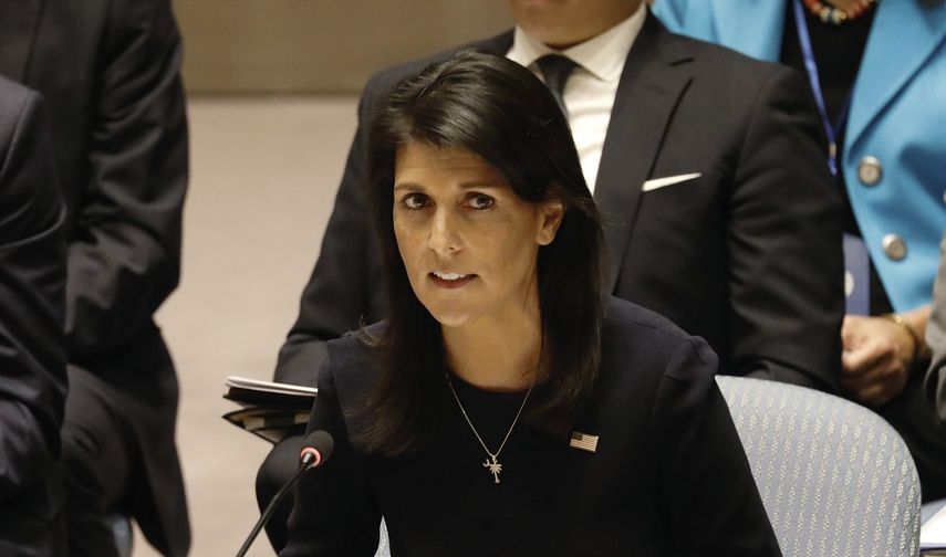 La embajadora de EEUU ante Naciones Unidas, Nikki Haley.