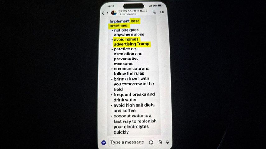 Instrucciones de FEMA a los trabajadores publicadas por The Daily Wire.&nbsp;