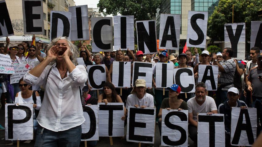 Protesta realizada por&nbsp; la Coalición de Organizaciones por el Derecho a la Salud y la Vida&nbsp;