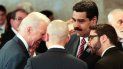 Joe Biden se reúne con el presidente de Venezuela, Nicolás Maduro, al margen de la inauguración de 2015 de la presidenta de Brasil, Dilma Rousseff