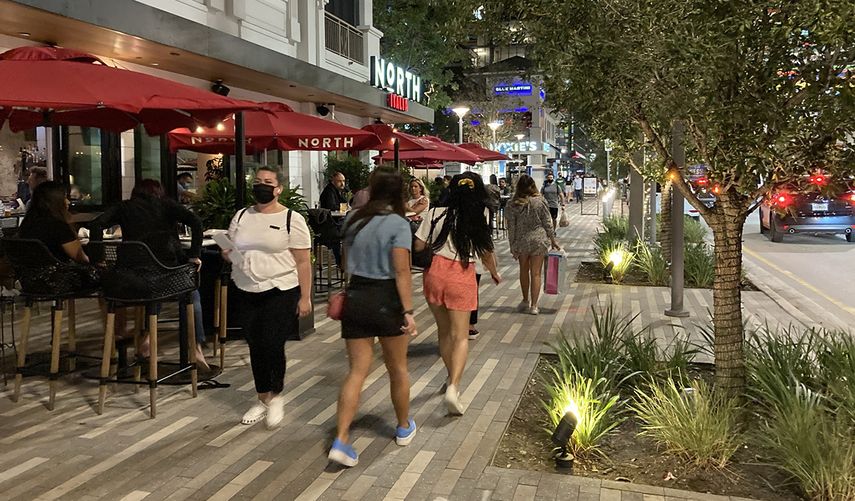 Cafés, restaurantes y terrazas, Miami.