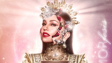 En esta imagen difundida por Sony Music Latin, la portada del nuevo álbum de Thalía desAMORfosis, lanzado el viernes.&nbsp;