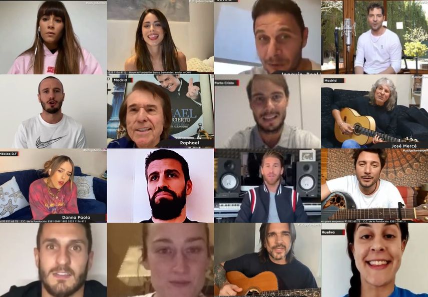 Collage de im&aacute;genes de algunos de los artistas que participaron en La Liga Santander Fest.&nbsp;