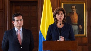 La canciller colombiano, María Ángela Holguín, informó que Lozano no regresará al país vecino por ahora.