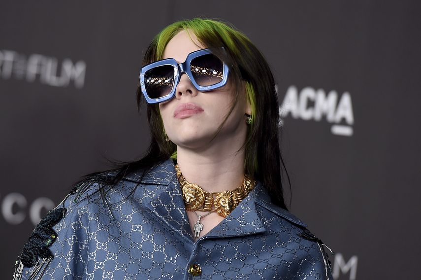 En esta foto del 2 de noviembre del 2019, la cantante Billie Eilish en una gala de LACMA en Los Angeles.