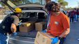Distribución de alimentos para afrontar las pérdidas por la pandemia de COVID-19.