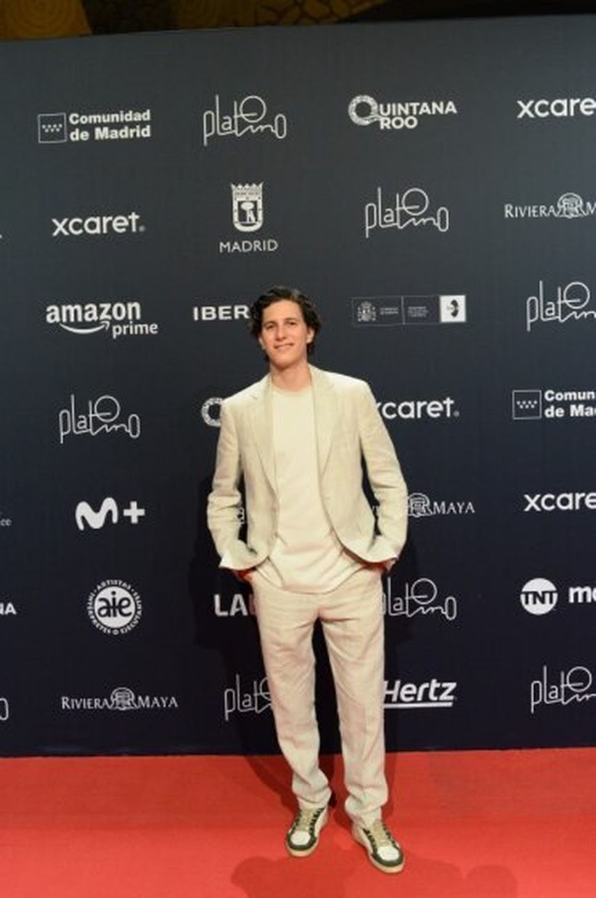Robe Grill en la alfombra roja de los Premios Platino, el 20 de abril de 2024.