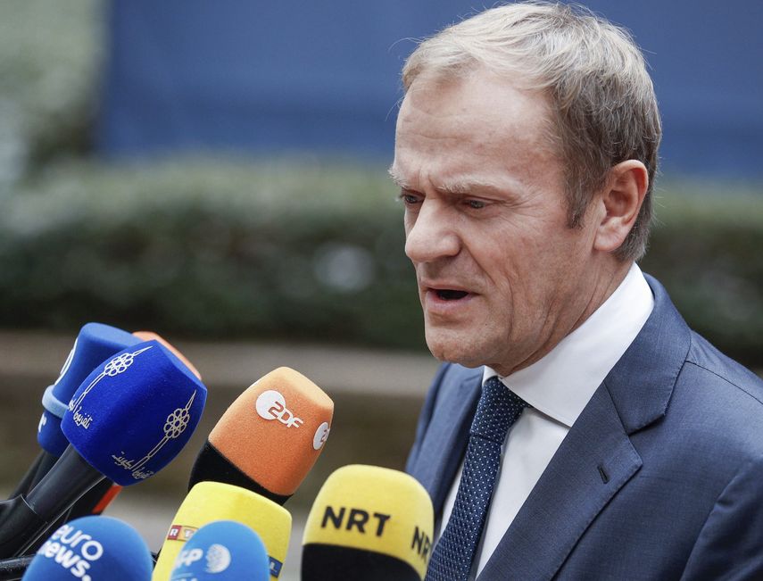 El presidente del Consejo Europeo, Donald Tusk