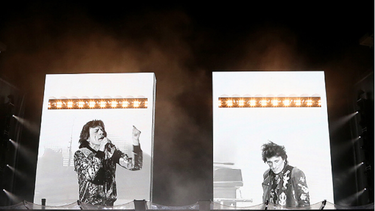 El grupo británico&nbsp;Los Rolling Stones en su concierto en Hamburgo.&nbsp;