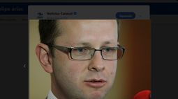 Fotografía del exministro colombiano Andrés Felipe Arias publicada por la Noticias Caracol en su cuenta de Twitter.