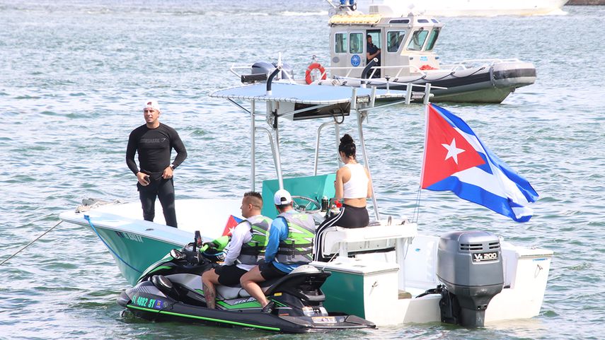 Uno de los botes cuyo propietario anunció que participará en la flotilla de respaldo a la comunidad cubana en la isla.