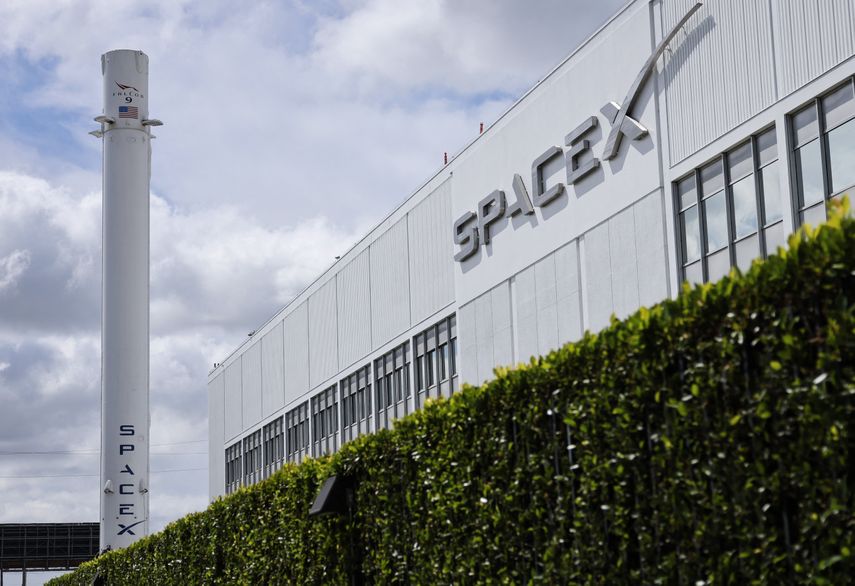 Uno de los centros de SpaceX Hawthorne, California.&nbsp; &nbsp;