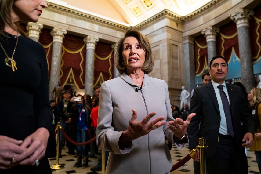 &nbsp;La presidenta designada de la Cámara Baja estadounidense,&nbsp;Nancy&nbsp;Pelosi.