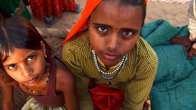 Niñas de la India.&nbsp;
