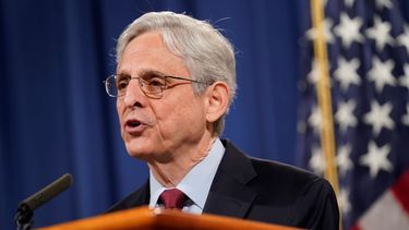 El secretario de justicia de EEUU Merrick Garland en Washington.
