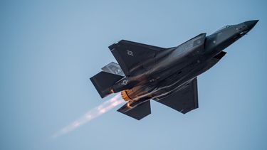 Caza bombardero de la Fuerza Aérea de Estados Unidos.&nbsp;