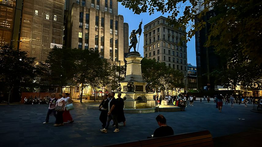 Place dArmes, Montreal.