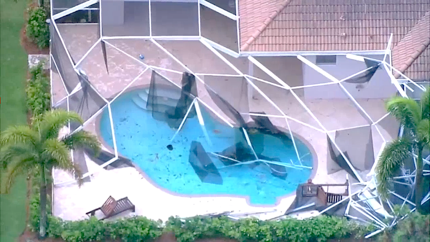 Varias viviendas sufrieron notables afectaciones debido a la fuerza de las tormentas.&nbsp;