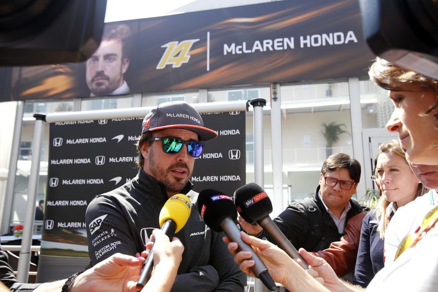 Alonso disputó este año las 500 millas de Indianápolis de la mano de McLaren y de Honda.