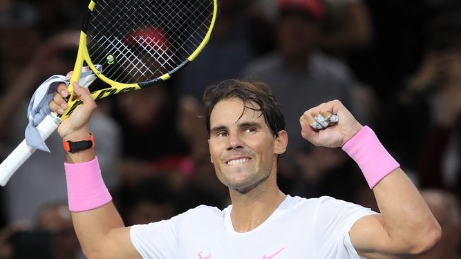 Fotograf&iacute;a del 31 de octubre de 2019 del espa&ntilde;ol Rafael Nadal en Par&iacute;s, Francia.
