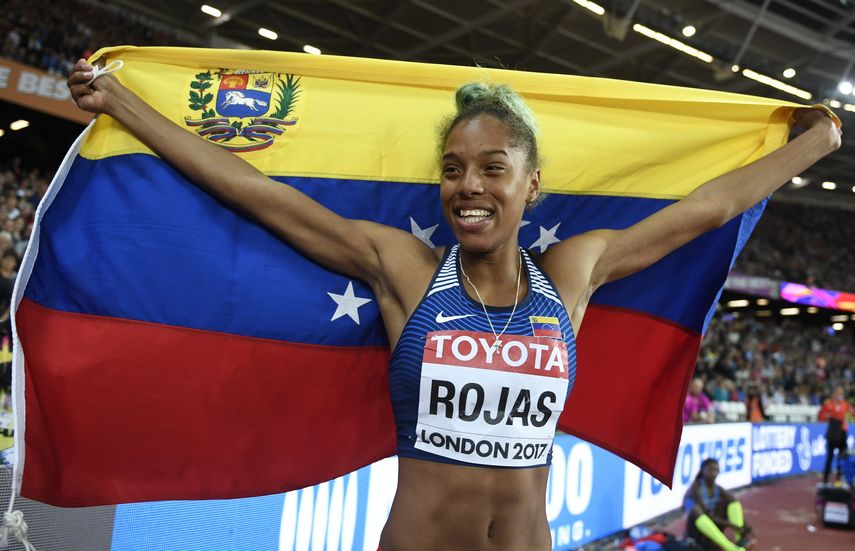 Rojas se logró llevar la medalla de oro por su salto de&nbsp;14,91 metros.&nbsp;