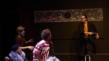 Escena de la obra Delirios del dramaturgo Eddy Díaz Souza.