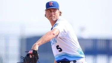 Jace Beck, lanzador de los Marlins de Miami.