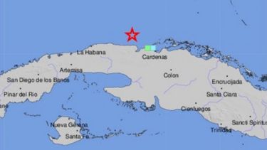 Sismo al norte de Matanzas.