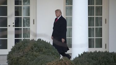 Donald Trump en la Casa Blanca.