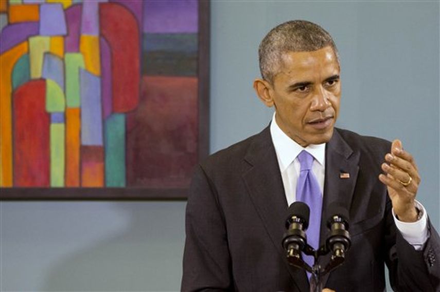 El presidente Barack Obama habla sobre inmigración el 9 de diciembre en el centro comunitario Casa Azafrán, en Nashville,Tennessee. (AP) 